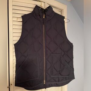 J.Crew Puffer Vest - Navy Size Medium